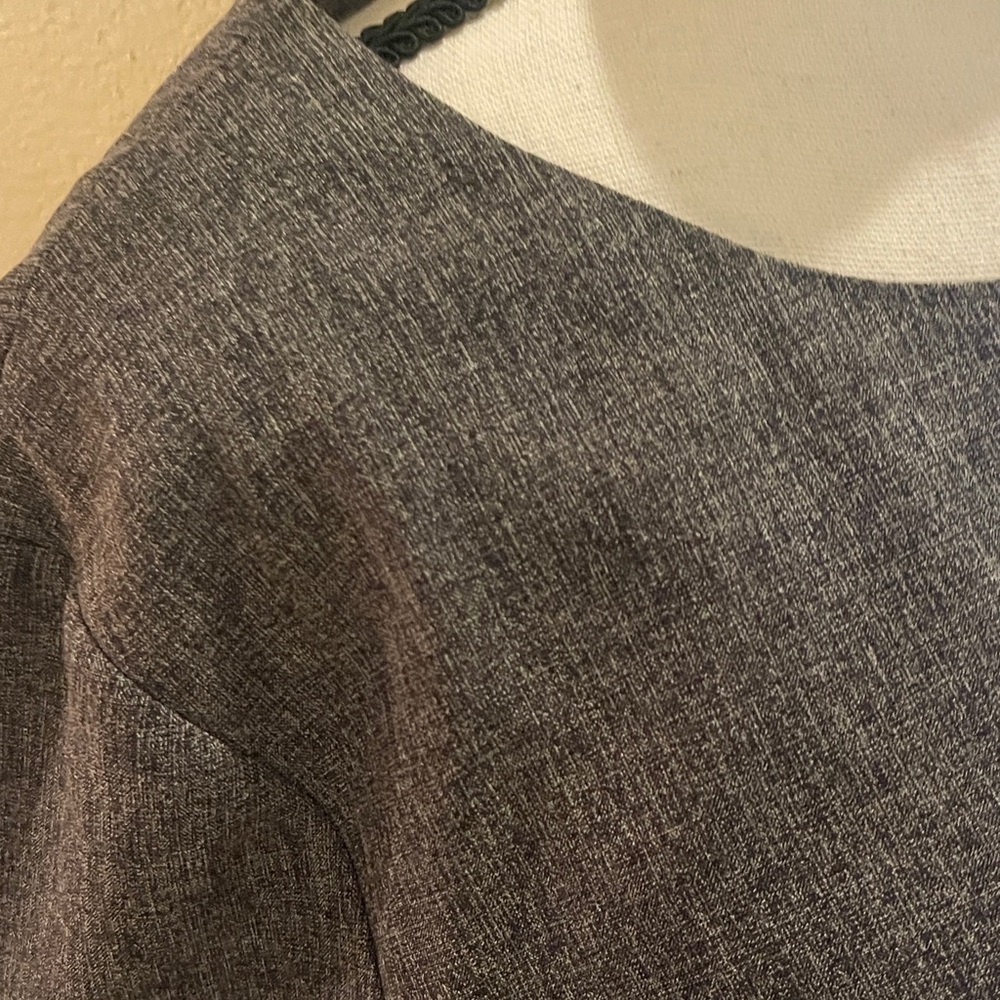 Ann Taylor Charcoal Long Sleeve Dress - Picture 4 of 6